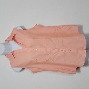 Women's Talbots Sleeveless Top, Coral, Size 8, Preowned EUC